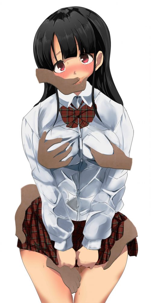 【エロ同人誌】学校でヤリたい放題ヤられる巨乳JKの一日。【無料 エロ漫画】 (2)